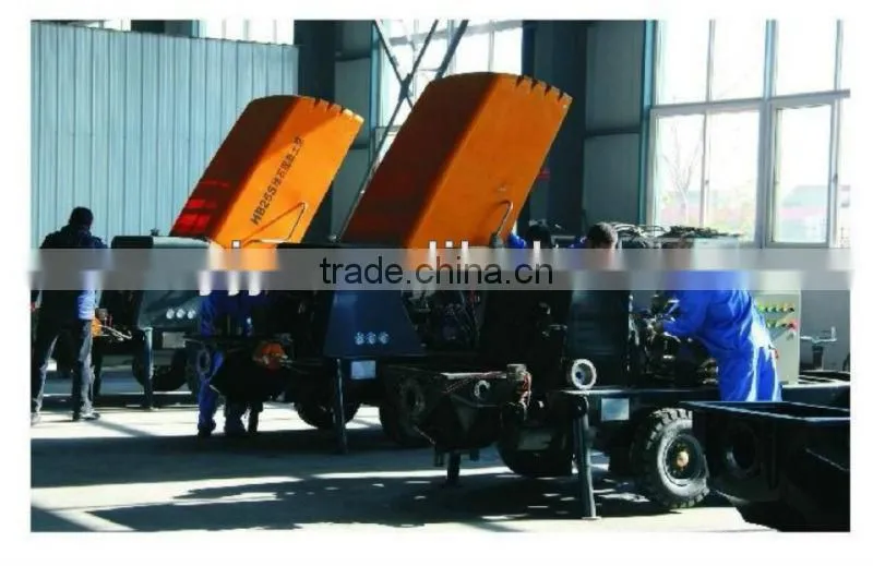small concrete pump