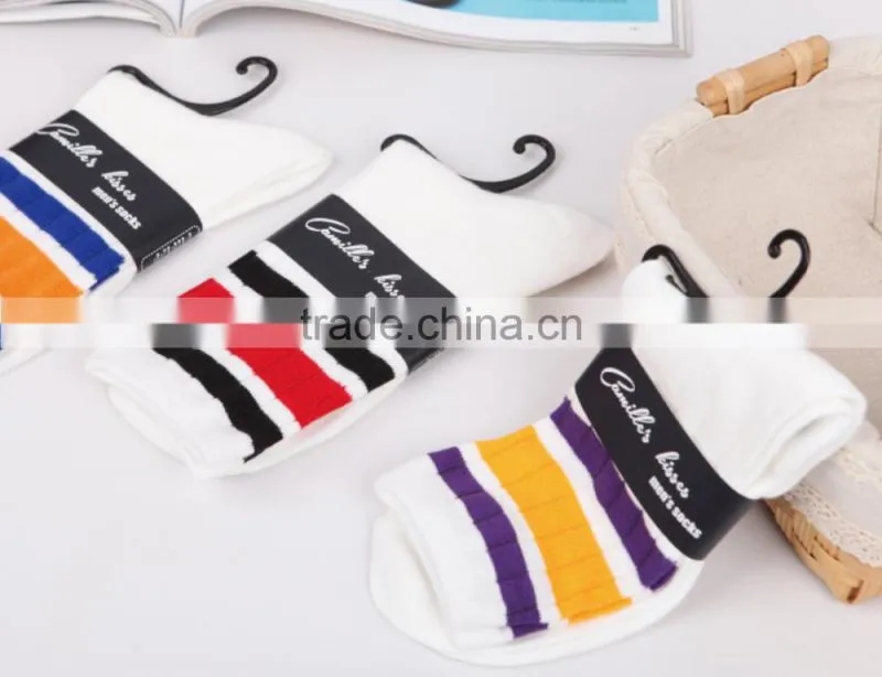 China custom man sock manufacturer,cotton skateboard sock