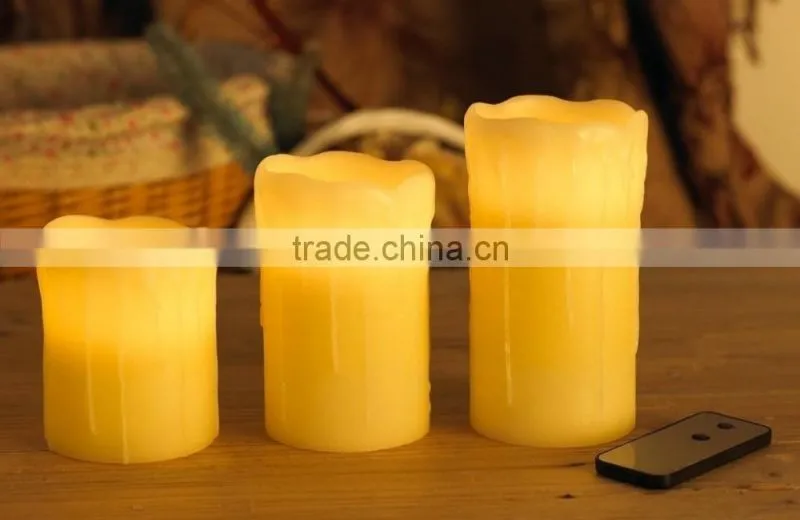 Christmas led candle led flameless flicking candle for Christmas led wax candle LED angel candle led candle