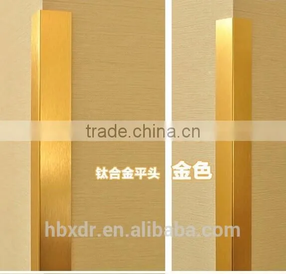 Customized natural anodized decorative aluminum angle bead for home decoration