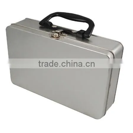 tin can with lock compressed t-shirt suitcase