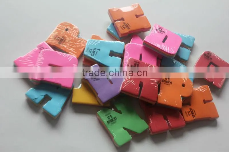 Cheap Custom Logo Printing Heart Shape Sticky Notes ,Fluorescent Sticky Notes