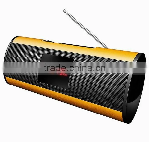 FM radio clock portable speaker