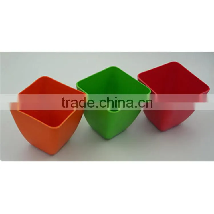 indoor bamboo fiber plant flower pot