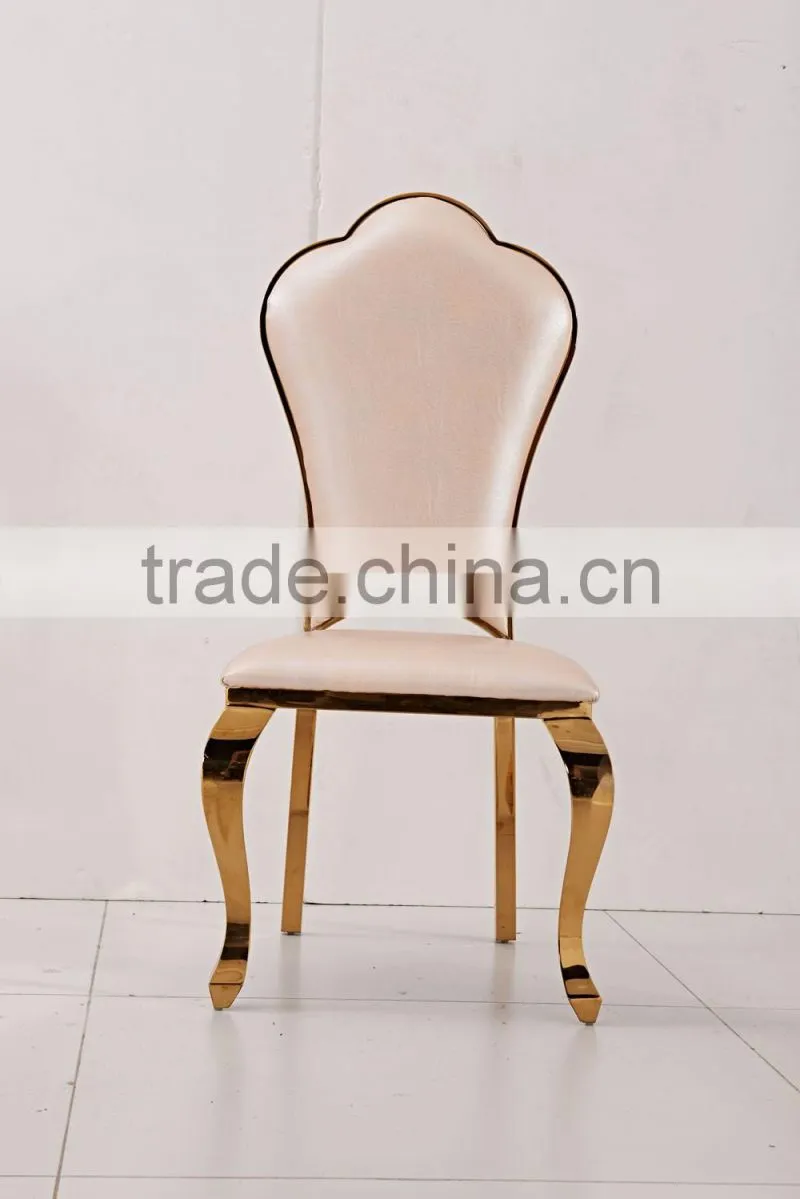 Fancy Unique Marble Banquet Table with Metal Base