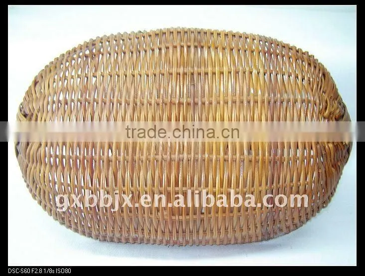 Egg shaped awn iron frame storage vegetable flower basket