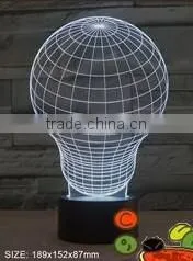 3D effect dice shape USB charging desktop night light