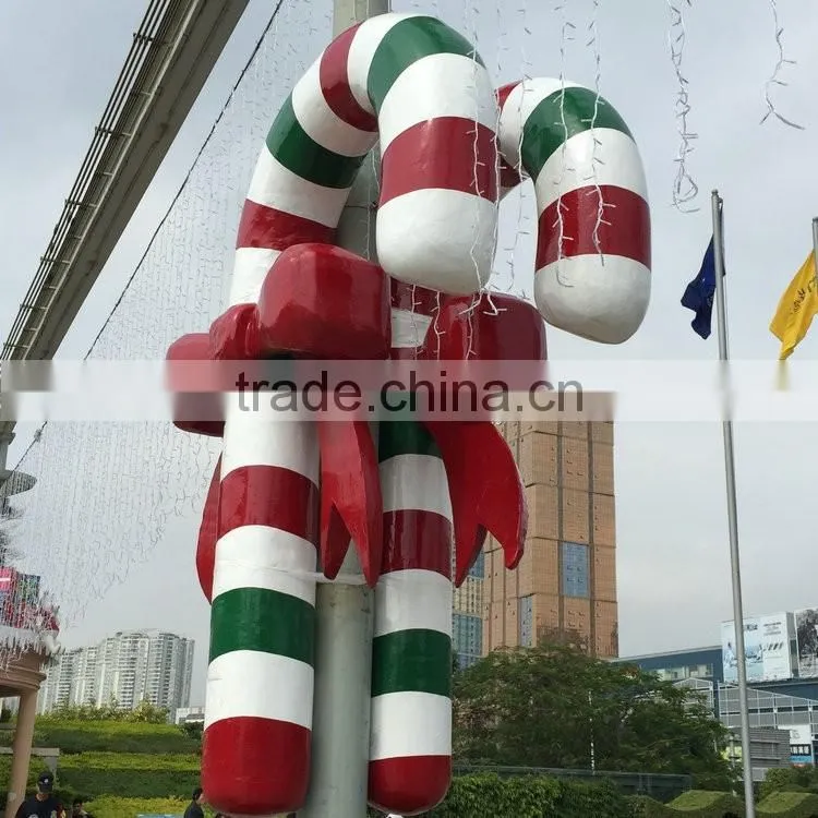 Outdoor fiberglass crane decoartion