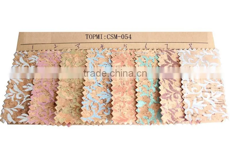 2015 new type high quality cork shoes material