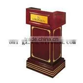 Wholesale Guangzhou hotel product wholesalers restaurant supplies wooden conference lectern podium wooden church rostrum T350