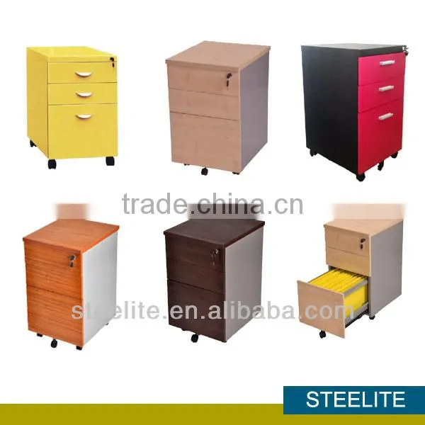 BL-05 Common Under Desks 3 Drawer locking mobile storage cabinet