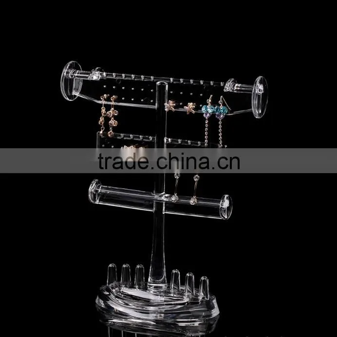 hot sale acrylic jewelry cabinet/showcase led light shelves for exihibition