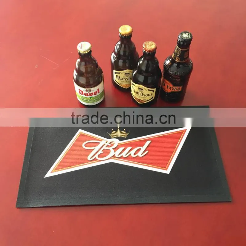 non woven fabric rubber bar mat custom printing