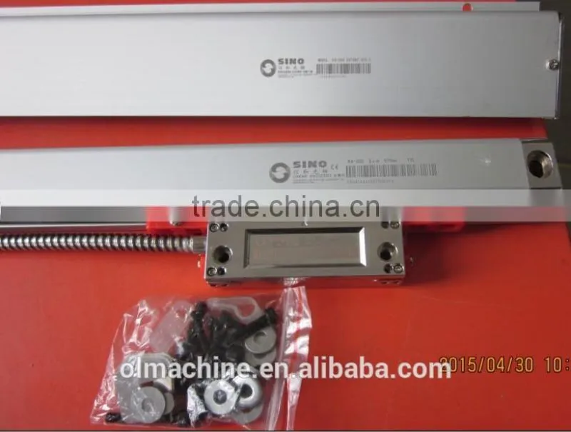 Optical Linear Scale (Linear encoder) for lathe, milling, drilling and boring machine, with length 70-3000mm, and 3000-10000mm