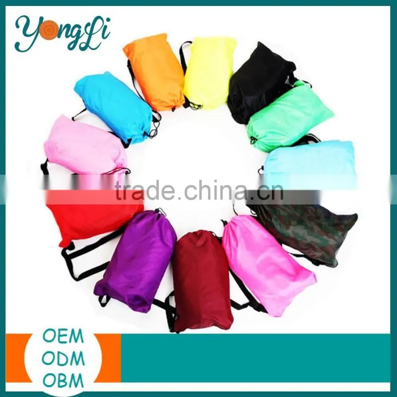 Factory Direct Sale USA Durable Fabric Inflatable Air Lounge Sofa Bed