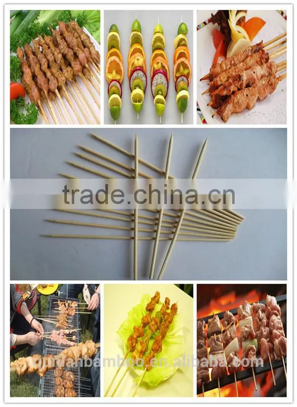 Best sale top quality stocked bamboo barbecue skewers