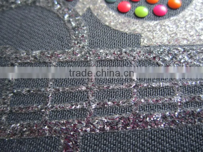 Glitter ,Holofoil sequins with neon nail heads