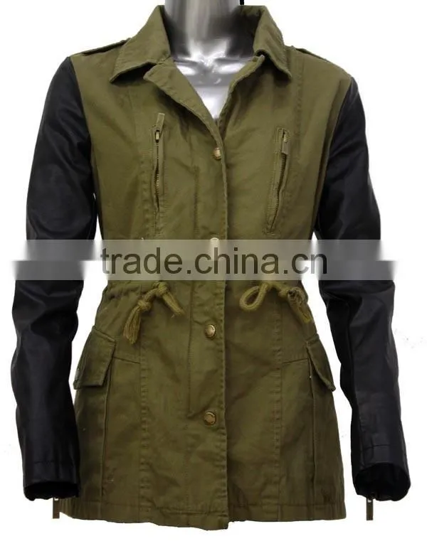 ALIKE jacket for woman spring jacket pu leather jacket