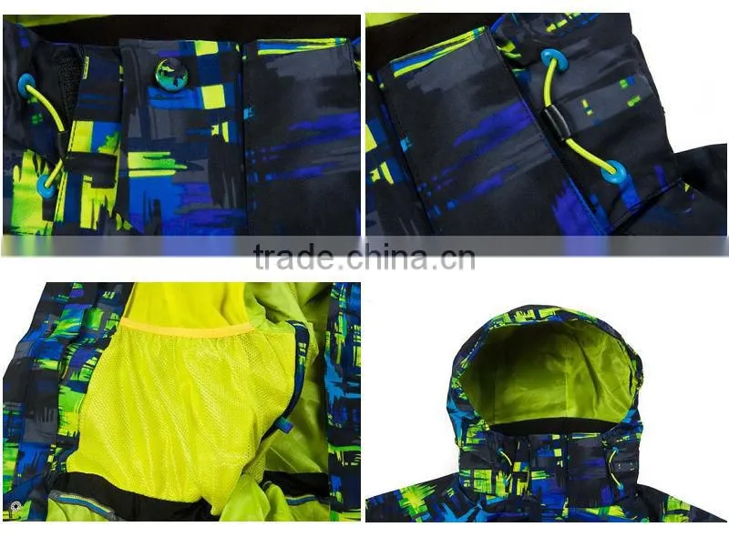 Tall Camo Chimney Collar Waterproof Hoodies