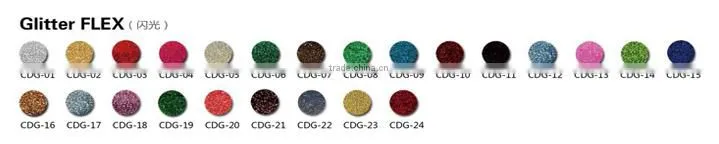 Easy cut glitter vinyl hea transfer wholesale