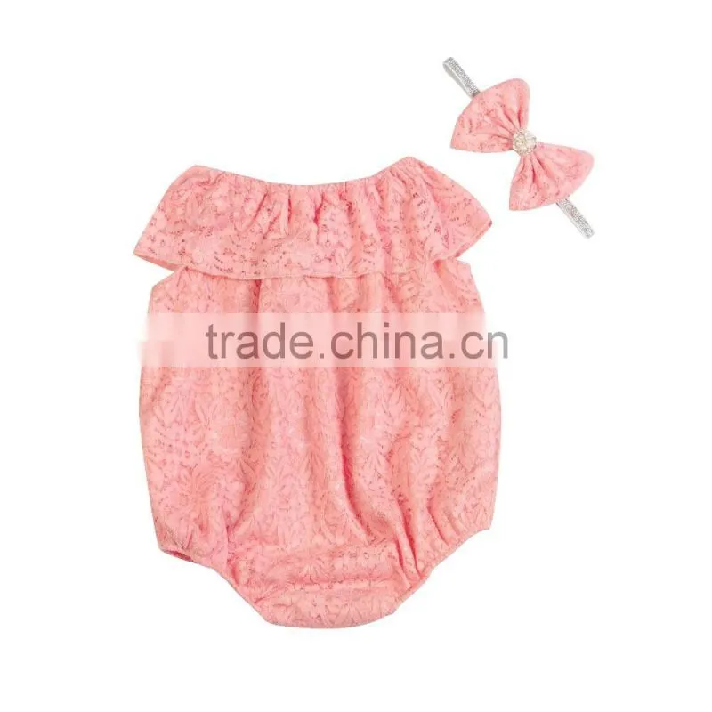 100% Cotton Baby breathable romper body suit lovely Custom Design Baby Romper