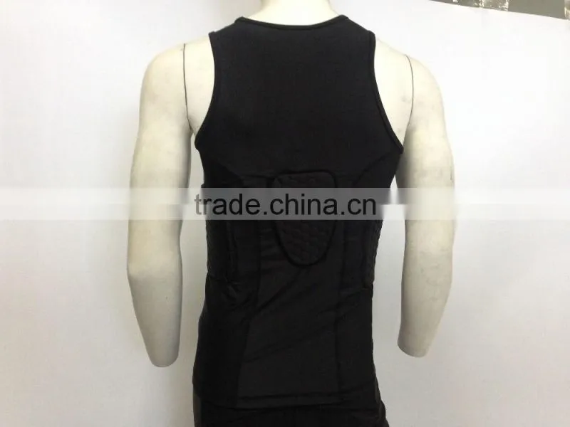 Custom Rubber Foam padded protective compression shirt