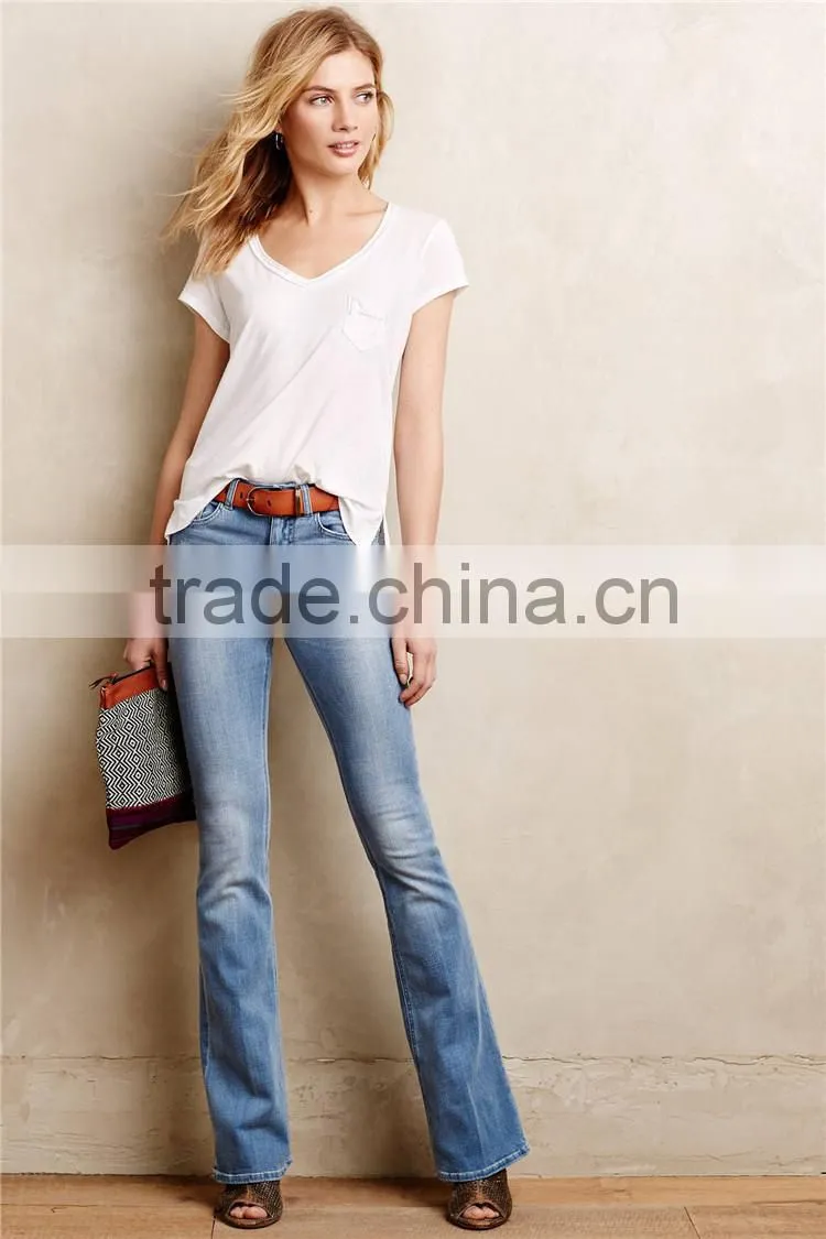 Women knit white cropped tops V-neck soft cotton blend top tee white t-shirts