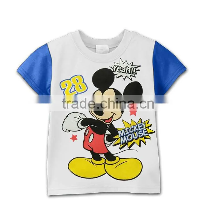 fashion child clothing boys and girls cartoon design t shirts kids tees baby tops clothing