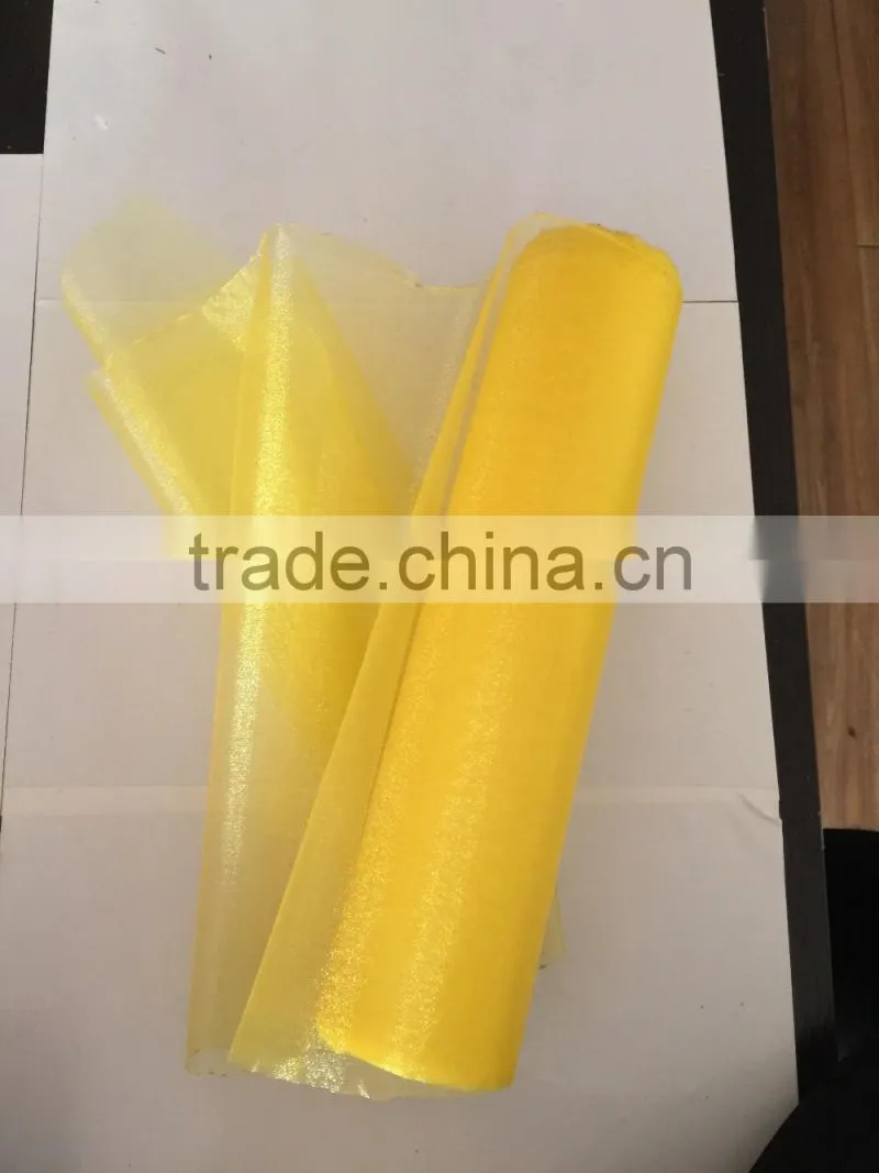 29CMX25M ROLL OF CRYSTAL ORGANZA SOFT SHEER FABRIC WEDDING PARTY TABLE RUNNER CHAIR SASH BOWS