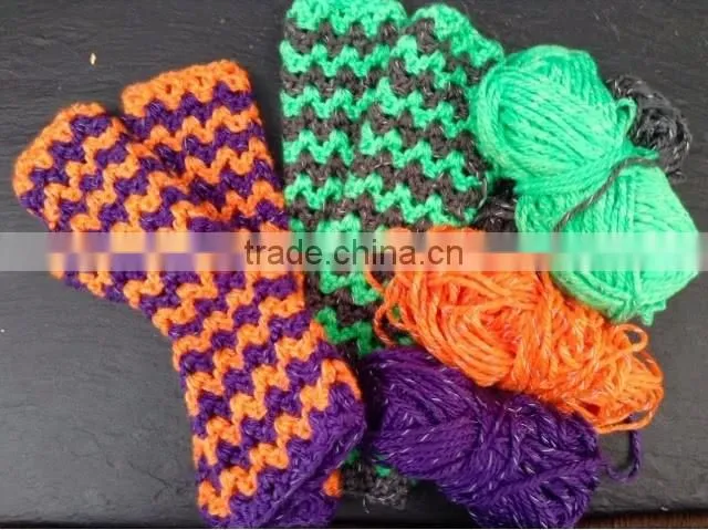 Charmkey special acrylic crochet yarn reflectedyarn for knitting fancy patterns