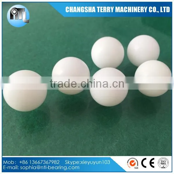 Wearable 25.4 mm plastic solid nylon ball