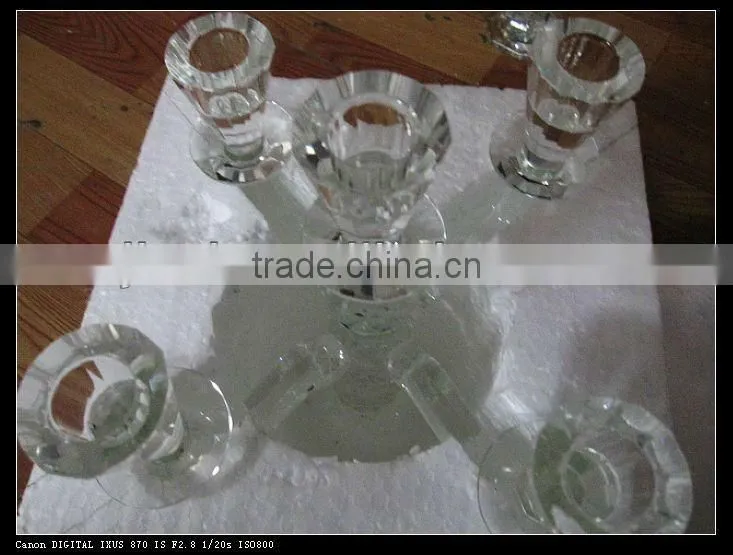 Wedding favors 9 sticks Crystal candle holder