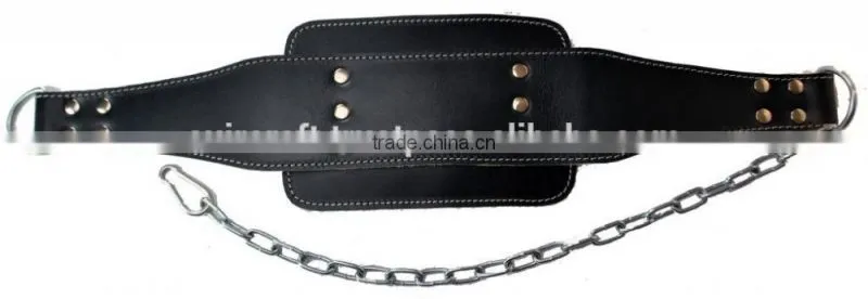 CUSTOM Weight Lifting Dip Belts, Leather Dip Belt, Power Dip Belt