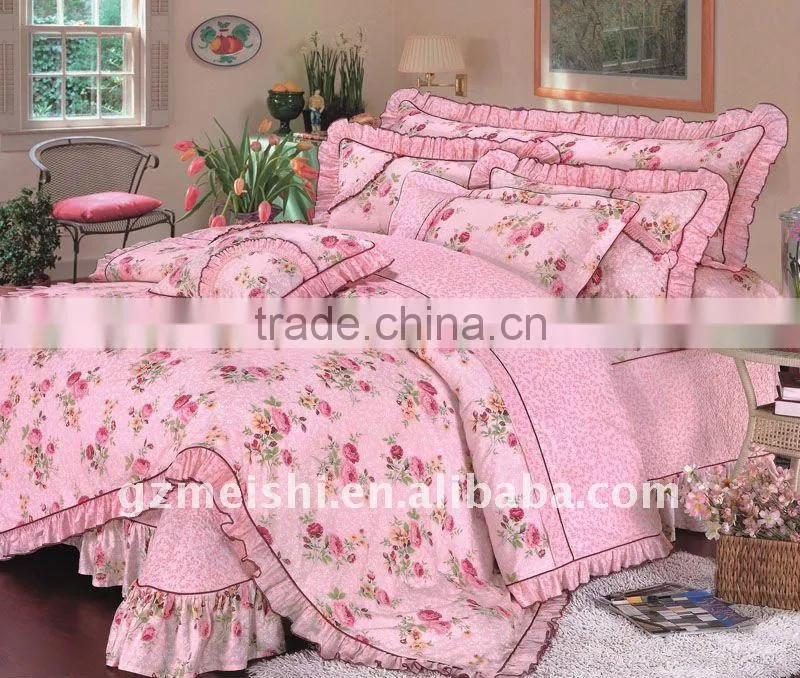 2011 popular shivering flower bedding set