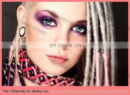 Coated titanium flesh tunnel piercing screw plug piercing stainless steel body jewelry