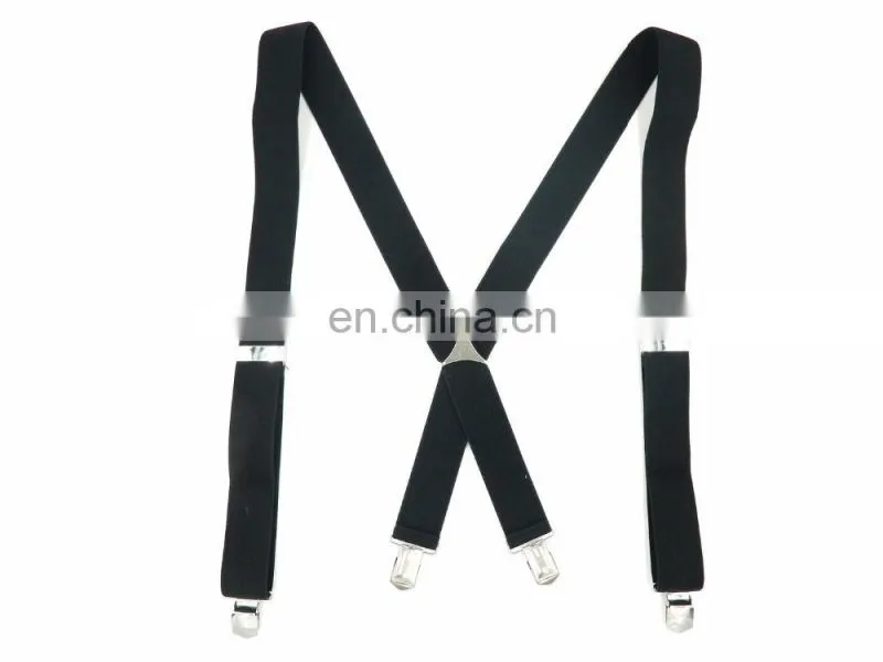 Top high quality X Style Various colors elastic suspenders for boys and girls