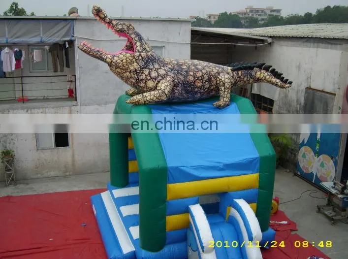 2013 hot sale crocodile inflatable bouncer