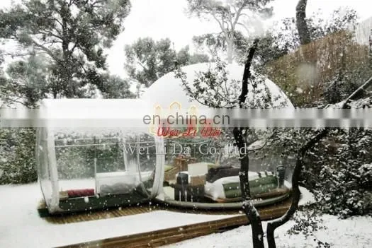 Cheap Out door popular inflatable clear tent for sale