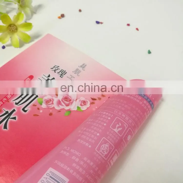Manufacturer wholesale PVC waterproof Customized cosmetic piece sticker,waterproof self adhesive label