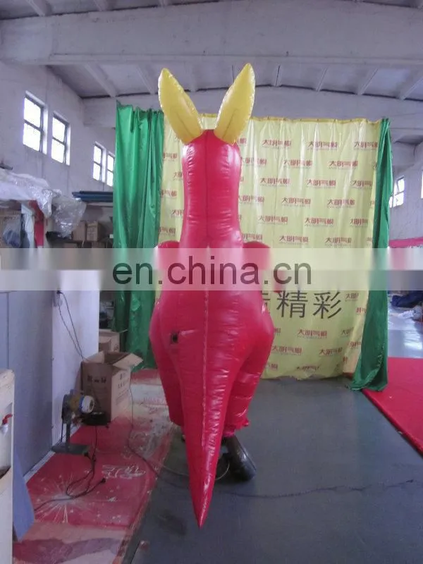 new design popular cute inflatable kangaroo costume for advertising