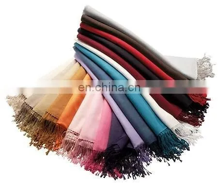 pashmina orange from india winter printed scarf