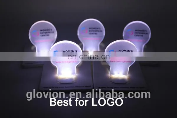 New design promotional gift Card lamp LED lamp