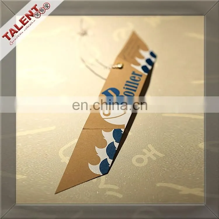 custom new china printing paper hard tag