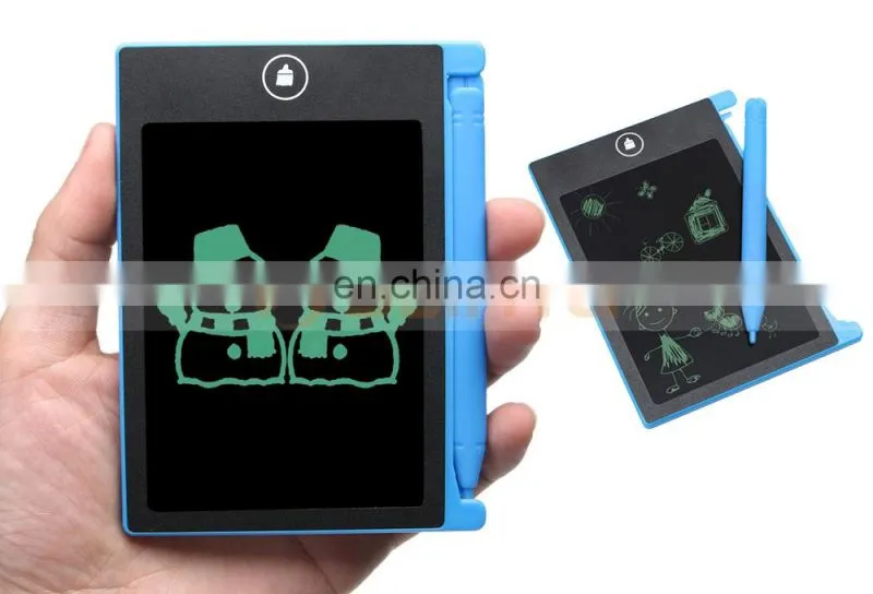 Digital LCD Graffiti Drawing Notepad Kids Erasable Writing Board With Eraser Lock