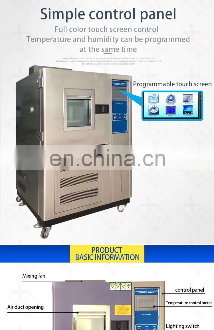 Testing equipment factory price temperature and humidity test box