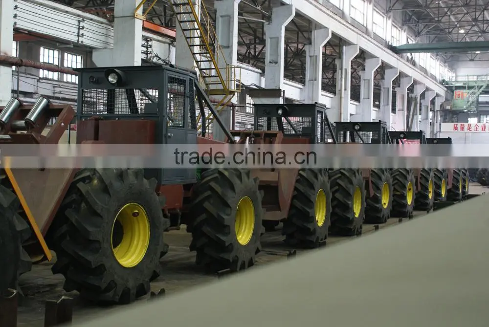 WHEELED LOGING SKIDDER