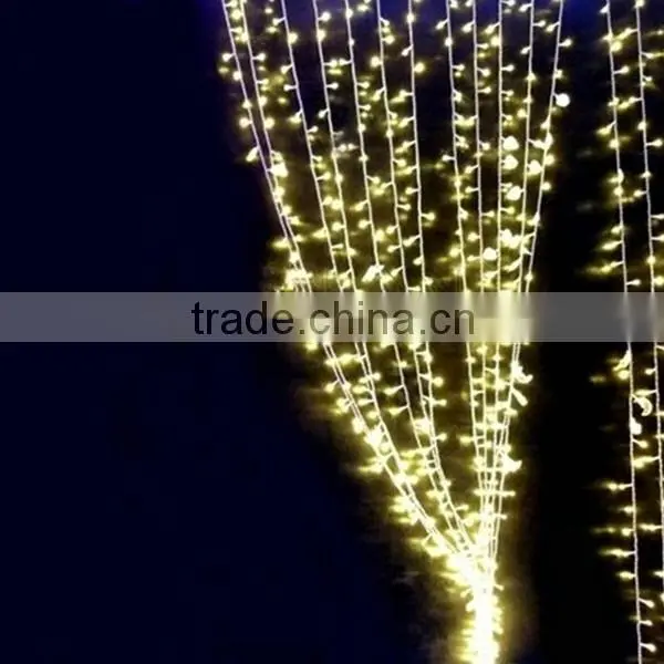 9.8ft 300 LED Weatherproof Freeze-proof Outdoor String Light Curtain Light for Christmas Xmas Wedding Party Home Deco HNL099