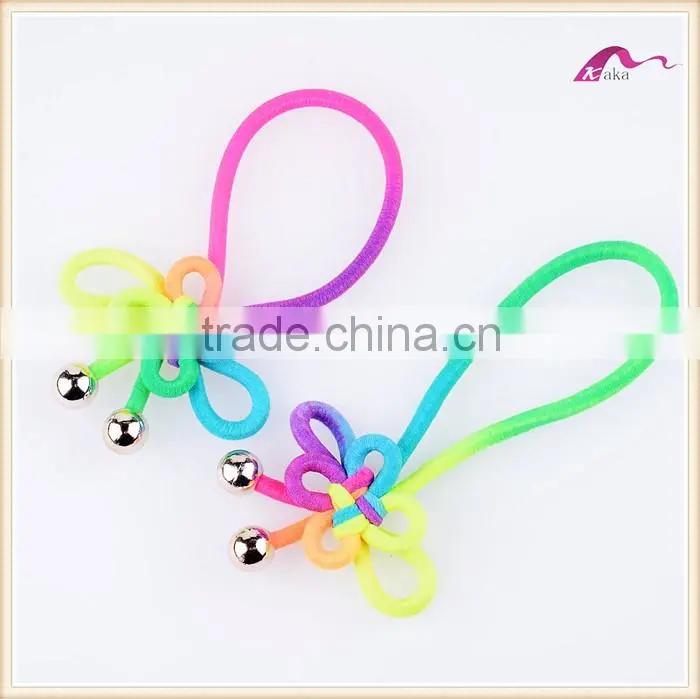 Wholesale Chinese Knot Elastic Hair Ponytail Holder For Girls Accessories
