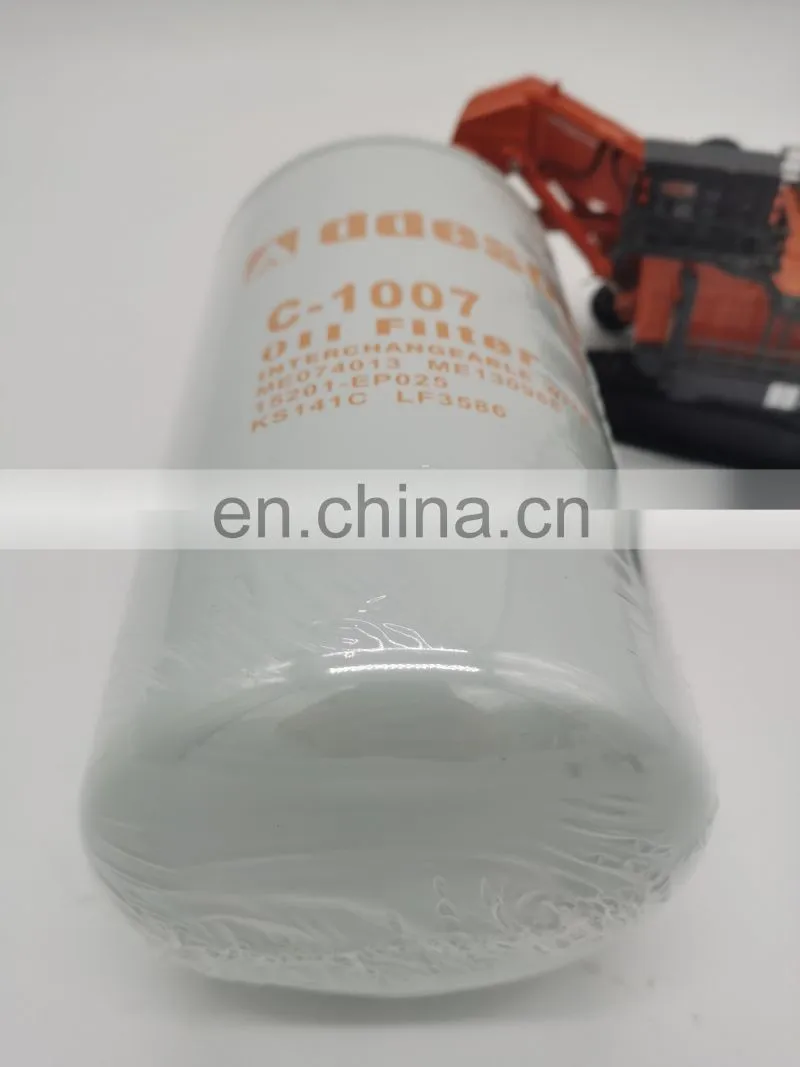 hot selling excavator parts oil filter pot ME074013, ME130968 15201-EP025, KS141C, LF3586