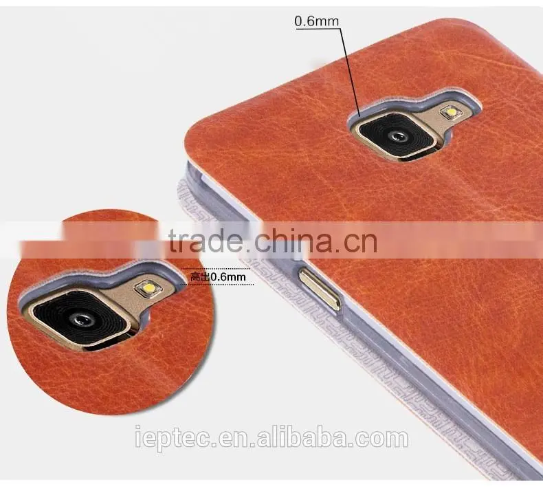 MOFi Stand Slim Flip PU Leather Hard Back Cases Cover for Samsung GALAXY A7 2016, Samsung A7000 2016